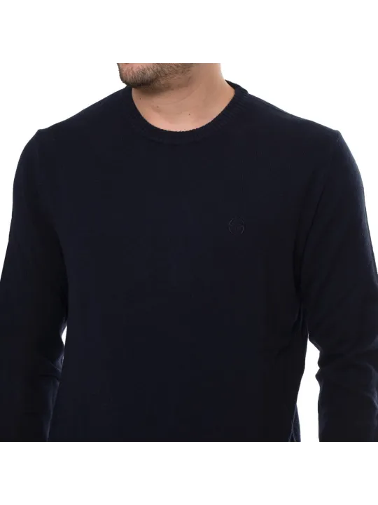 Schwarzer Sergio Tacchini Pullover Herren