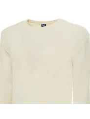 Weißes Sergio Tacchini Baumwoll-Langarmshirt
