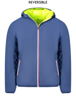 "Stylische Wendejacke Blau/Grün mit Taschen - Norway 1963"