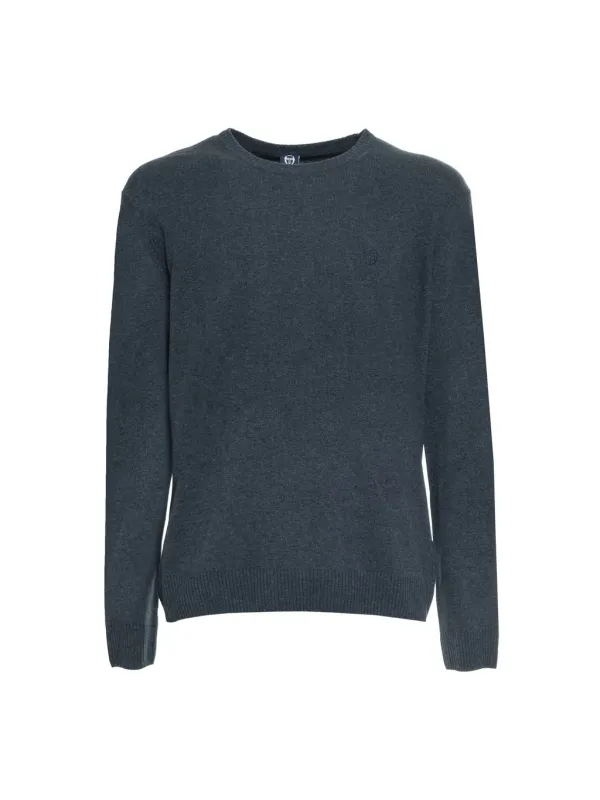 Blauer Sergio Tacchini Strickpullover Damen Blauer Sergio Tacchini Strickpullover Damen