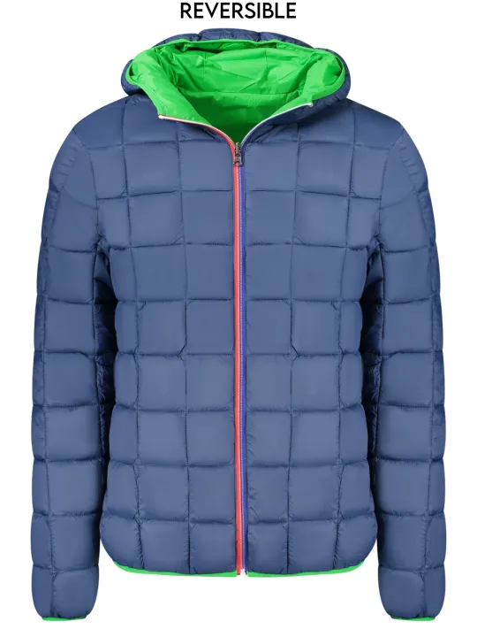 "NORWAY 1963 Jacken im Sale | Wendbare Kapuzenjacke GruenBlau mit Taschen und Reissverschluss online kaufen"|Planet-Deluxe
