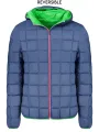 "NORWAY 1963 Jacken im Sale | Wendbare Kapuzenjacke GruenBlau mit Taschen und Reissverschluss online kaufen"|Planet-Deluxe