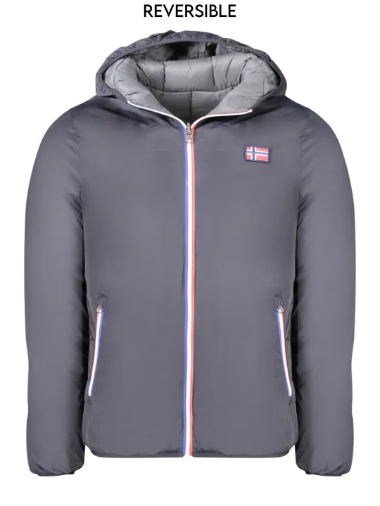 "NORWAY 1963 Jacken im Sale | WENDBARE KAPUZENJACKE SCHWARZ/GRAU MIT TASCHEN 1963 online kaufen"|Planet-Deluxe