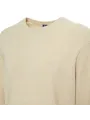 Leichter brauner Strickpullover mit Logo
