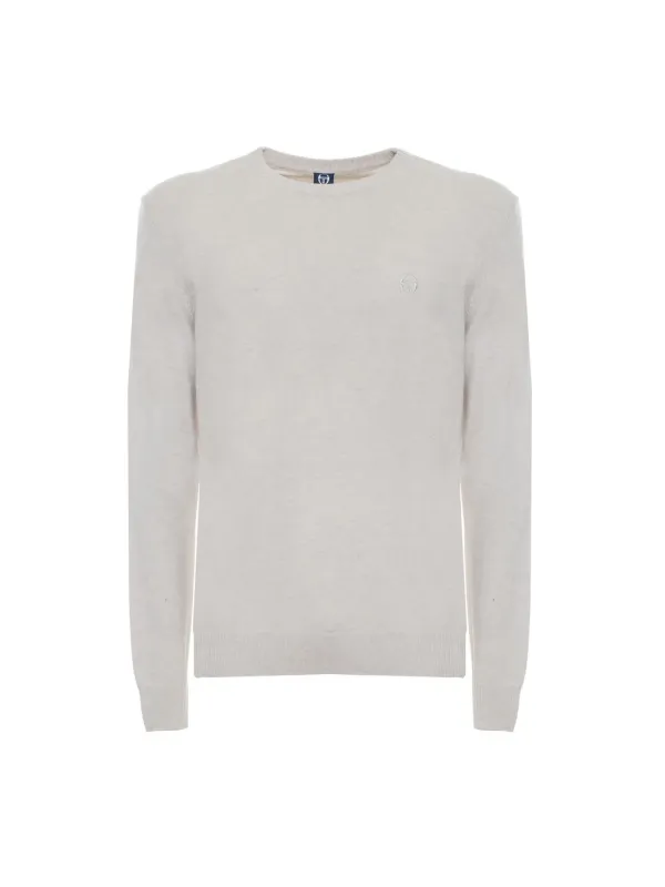 Weißer Sergio Tacchini Pullover mit Logo