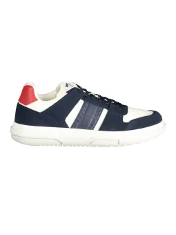 "TOMMY HILFIGER Sneaker Weiß-Rot mit Einlegesohle"