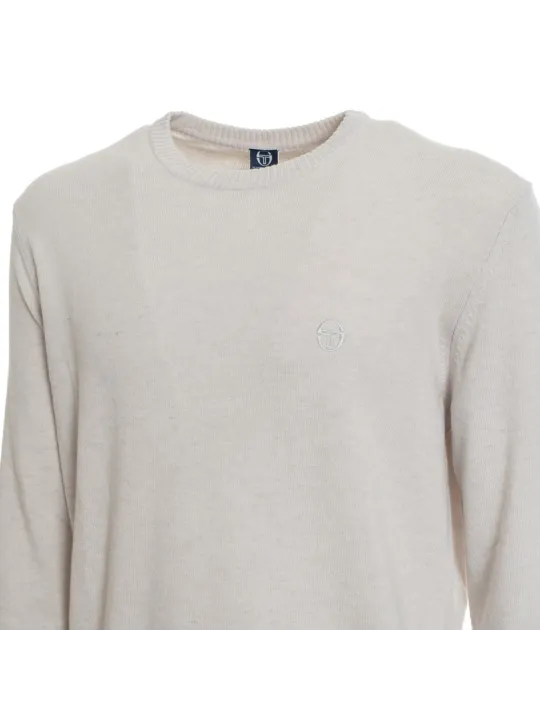 Beiger Sergio Tacchini Langarm-Pullover