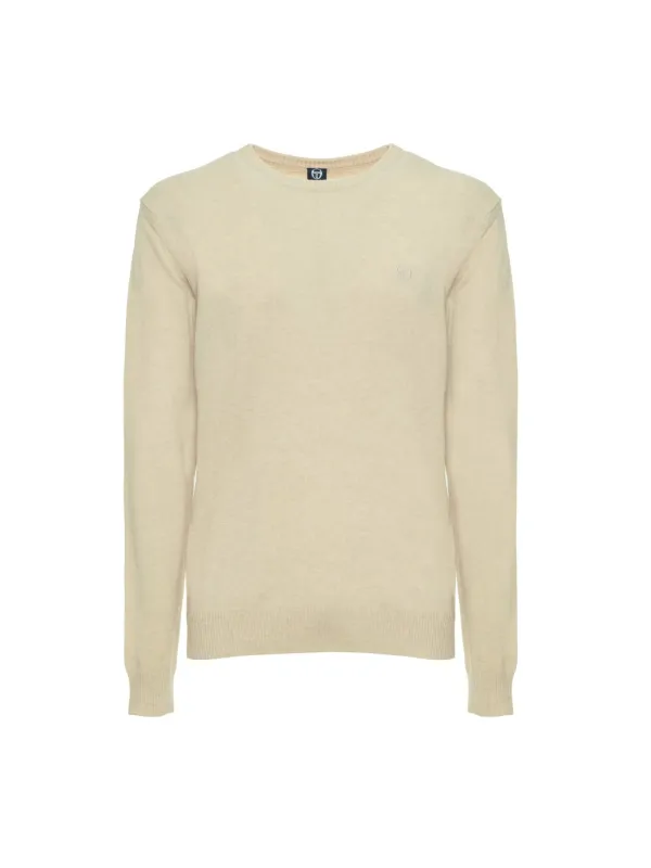 Beiger Sergio Tacchini Pullover Langarm Beiger Sergio Tacchini Pullover Langarm