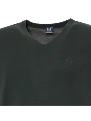Grüner Sergio Tacchini V-Pullover