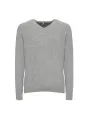 Grauer Sergio Tacchini Strickpullover Wolle