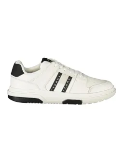 TOMMY HILFIGER Kontrastsneaker – Schwarz mit Logo & Print