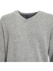 Grauer Sergio Tacchini V-Pullover