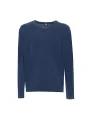 Dunkelblauer Sergio Tacchini V-Pullover