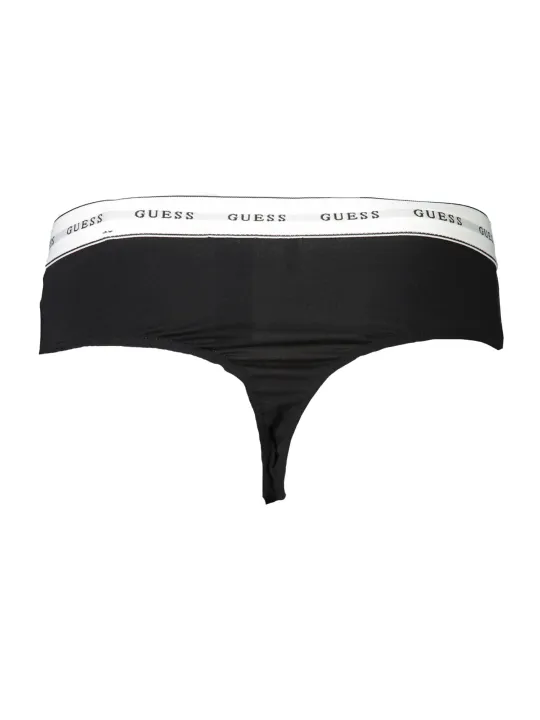 "GUESS JEANS Slips im Sale | Bio Baumwolle Print Tanga mit Elastischem Bund und Logo online kaufen"|Planet-Deluxe