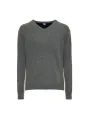 Grauer Sergio Tacchini V-Pullover