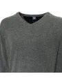Grauer Sergio Tacchini Pullover mit V-Ausschnitt