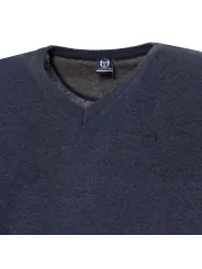 Navyblauer Sergio Tacchini Waffelstrickpullover