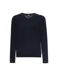 Blauer Sergio Tacchini V-Ausschnitt Pullover