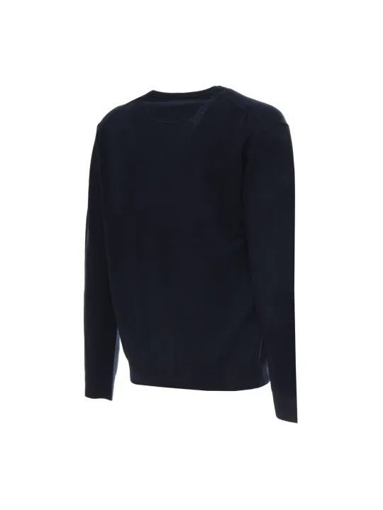 Dunkelblauer Sergio Tacchini Strickpullover