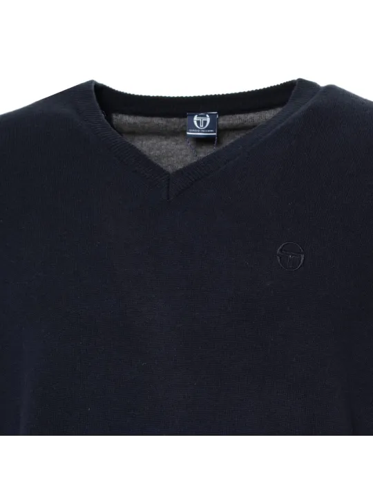 Marineblauer Sergio Tacchini Pullover
