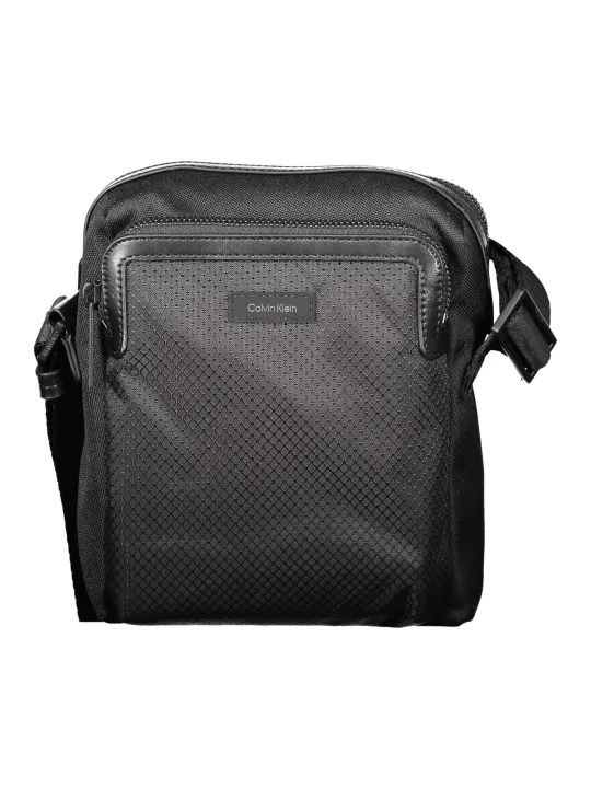 "Calvin Klein Messenger Bags im Sale | Recycelter Polyester Messenger Bag mit Taschen und verstellbarem Gurt online kaufen"|Planet-Deluxe