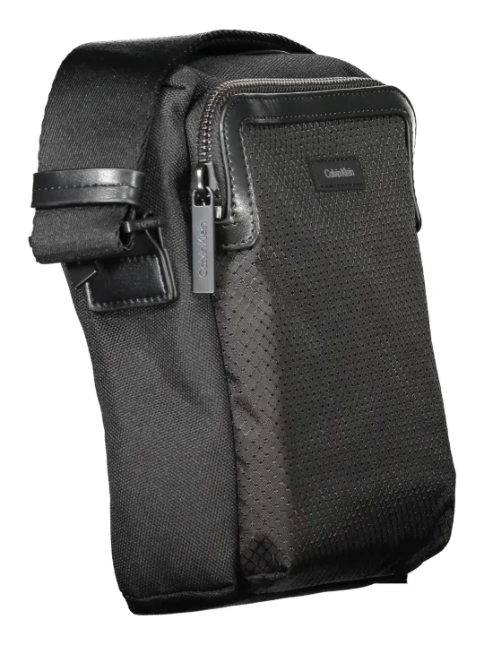 "Calvin Klein Messenger Bags im Sale | Recycelter Polyester Messenger Bag mit Taschen und verstellbarem Gurt online kaufen"|Planet-Deluxe