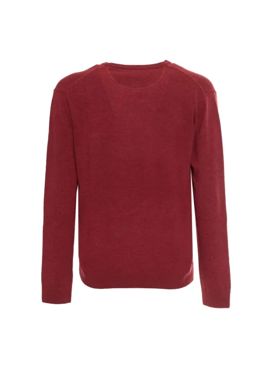 Rotes Sergio Tacchini Langarm-T-Shirt