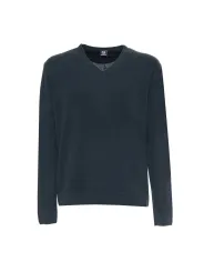Dunkelgrauer V-Ausschnitt Pullover Sergio Tacchini