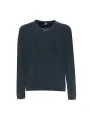 Dunkelgrauer V-Ausschnitt Pullover Sergio Tacchini