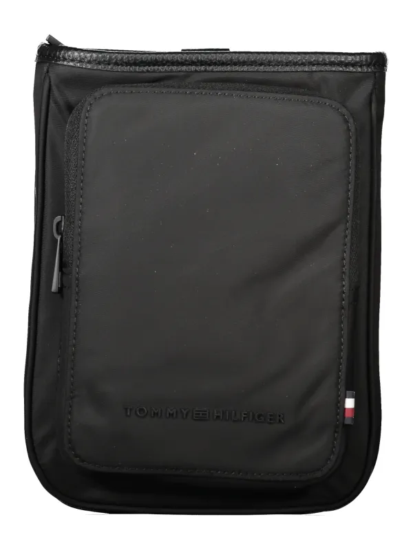 "Tommy Hilfiger Messenger Bags im Sale | Recycelte Messenger Bag mit Taschen und verstellbarem Gurt online kaufen"|Planet-Deluxe