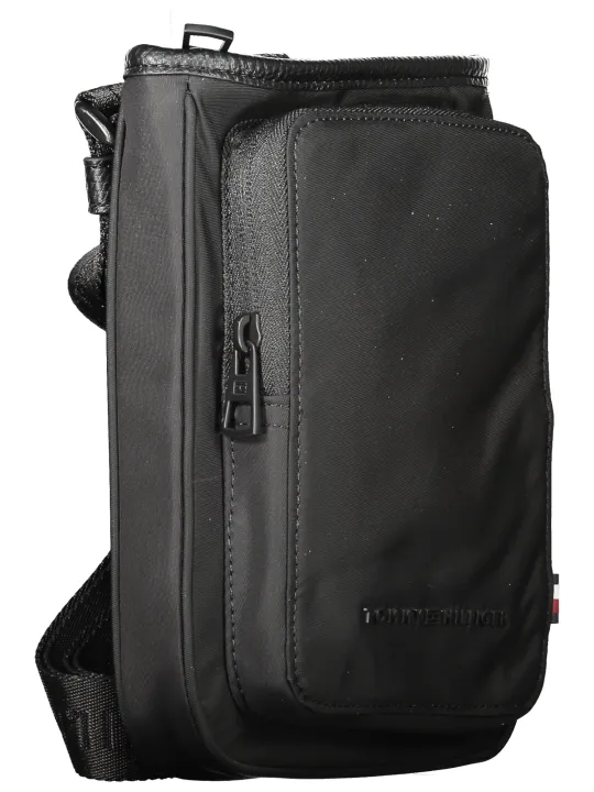 "Tommy Hilfiger Messenger Bags im Sale | Recycelte Messenger Bag mit Taschen und verstellbarem Gurt online kaufen"|Planet-Deluxe