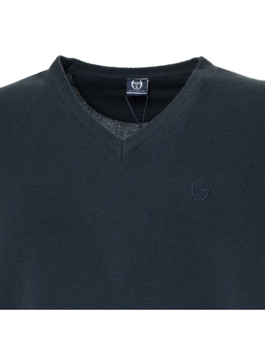 Blauer Sergio Tacchini Merino Wollpullover