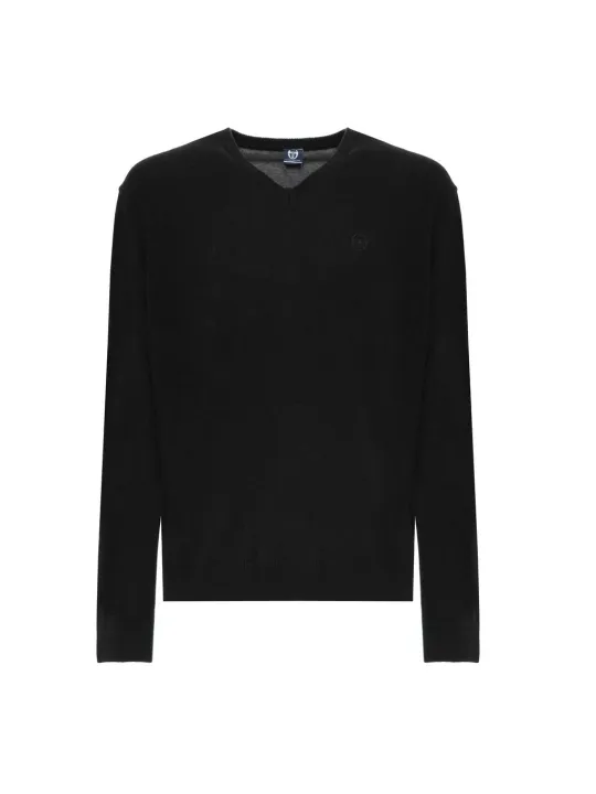 Schwarzes Sergio Tacchini Langarmshirt