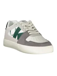 "Calvin Klein Sneakers im Sale | Grün-Schwarzer Kontrast-Sneaker mit Print und recyceltem Material online kaufen"|Planet-Deluxe