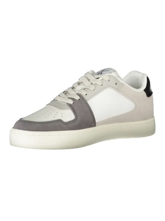 "Calvin Klein Sneakers im Sale | Grün-Schwarzer Kontrast-Sneaker mit Print und recyceltem Material online kaufen"|Planet-Deluxe