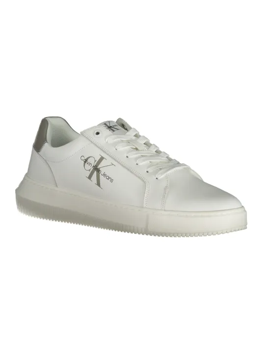 Calvin Klein Graue Sneakers aus recyceltem Gummi