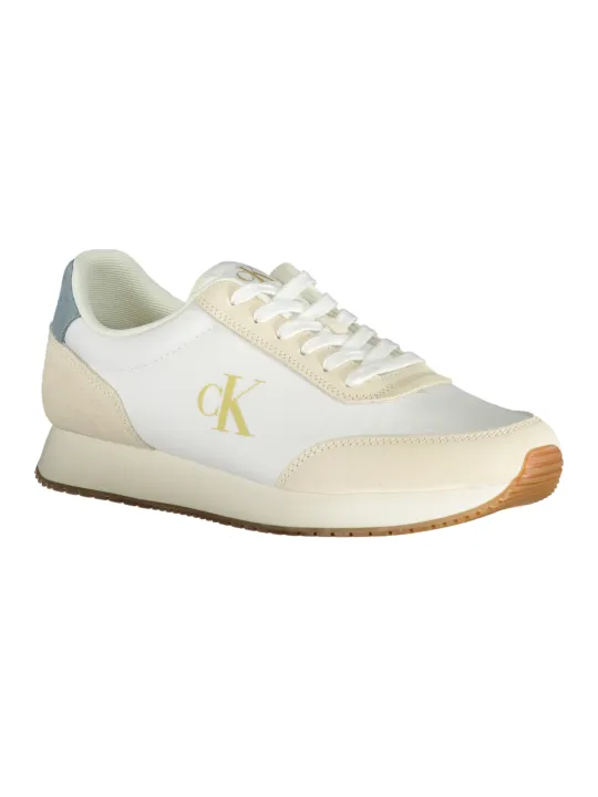 "Calvin Klein Sneakers im Sale | BLAU BEIGE SNEAKER MIT SCHNÜRSENKEL UND HERAUSNEHMBARE EINLEGESOHLE online kaufen"|Planet-Deluxe