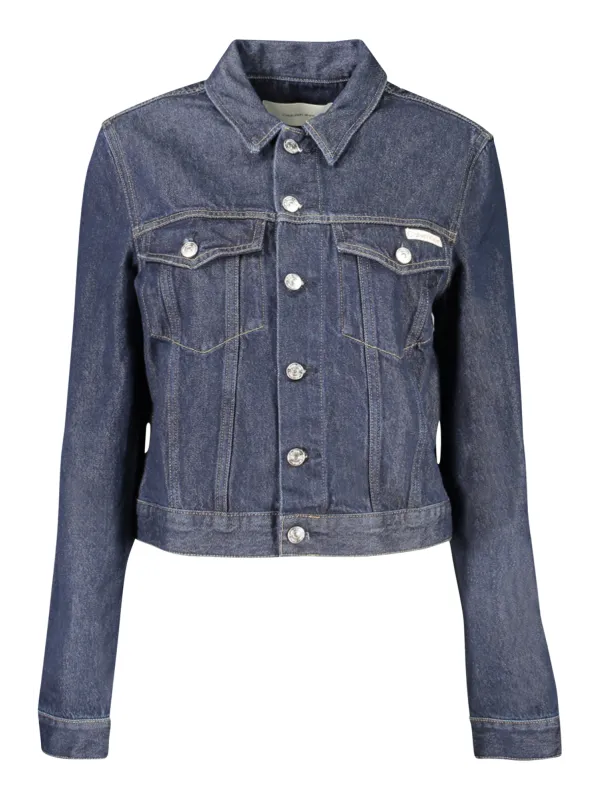 "Calvin Klein Jacken im Sale | Jeansjacke mit Taschen und Knöpfen von Jackenmarke J20J225066_BL1AP online kaufen"|Planet-Deluxe