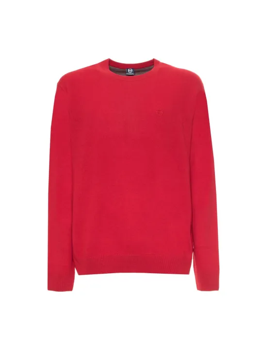 Orangefarbener Sergio Tacchini Pullover Herren