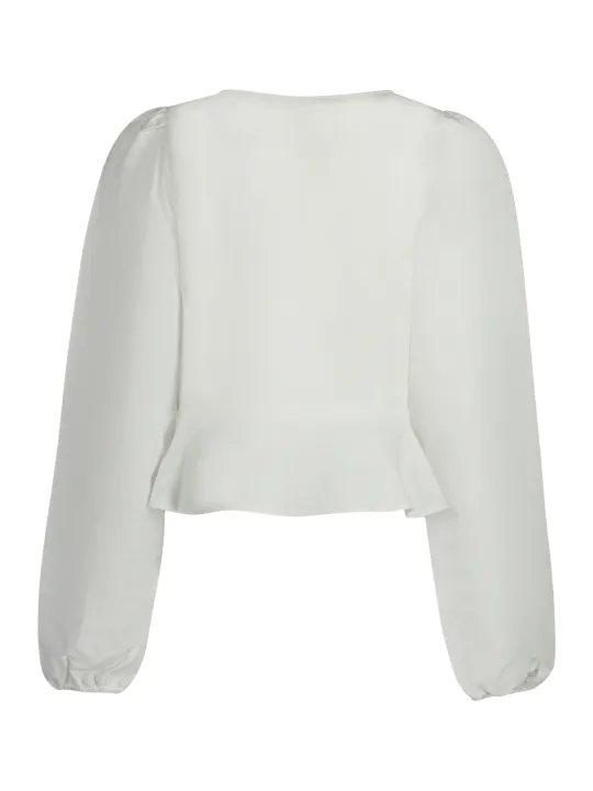 "GUESS JEANS Startseite im Sale | GUESS JEANS LANGARMSHIRT DAMEN WEISS online kaufen"|Planet-Deluxe