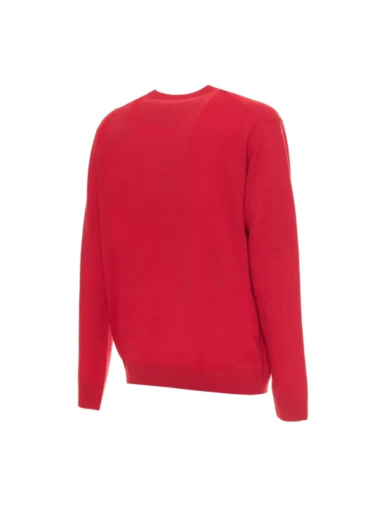 Roter Sergio Tacchini Pullover Baumwolle