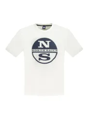 "North Sails Startseite im Sale | NORTH SAILS KURZARM-T-SHIRT HERREN WEISS online kaufen"|Planet-Deluxe