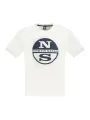 "North Sails Startseite im Sale | NORTH SAILS KURZARM-T-SHIRT HERREN WEISS online kaufen"|Planet-Deluxe