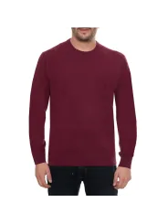Burgunderfarbener Tacchini-Pullover mit Logo