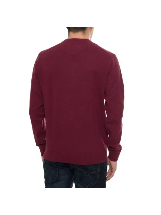 Burgunder Sergio Tacchini Pullover Rückseite