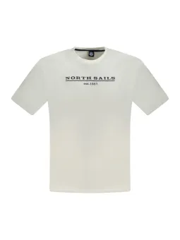 "Stylisches North Sails Logo T-Shirt - Kurzarm & Rundhals"