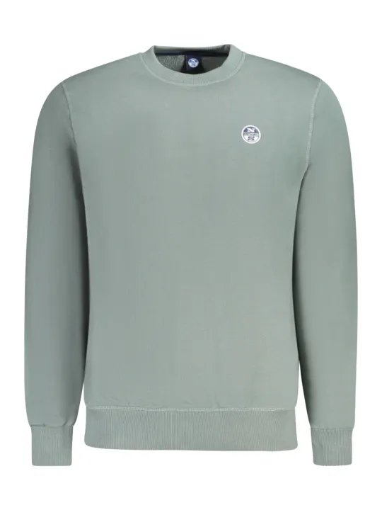 "North Sails Startseite im Sale | NORTH SAILS HERREN SWEATSHIRT MIT ZIP-UP GRÜN online kaufen"|Planet-Deluxe