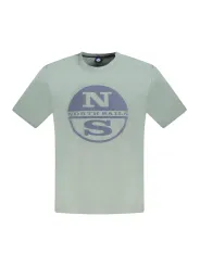 "North Sails T-Shirts im Sale | Logo Print Kurzarmshirt Rundhals  online kaufen"|Planet-Deluxe
