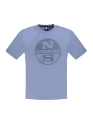 "North Sails T-Shirts im Sale | Kurzarmshirt Rundhals Logo Druck North Sails 996017000 online kaufen"|Planet-Deluxe
