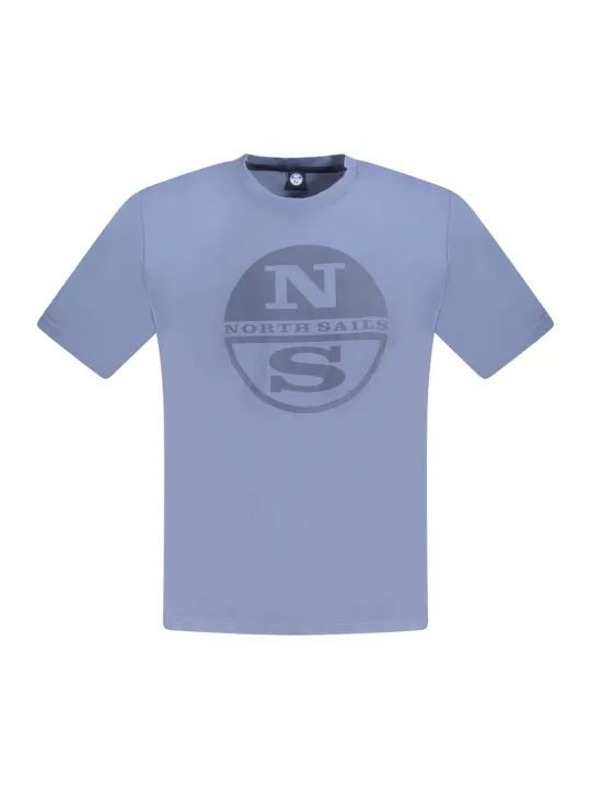 "North Sails T-Shirts im Sale | Kurzarmshirt Rundhals Logo Druck North Sails 996017000 online kaufen"|Planet-Deluxe